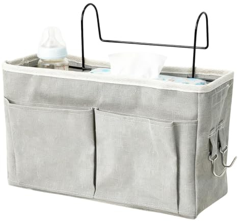 Portable Adjustable Space Saving Bedside Storage