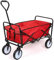 Pull Along Garden Cart Trolley Foldable Wagon Folding Trolley Camping Trolley on wheels Heavy Duty Wagon Hand Cart Festival