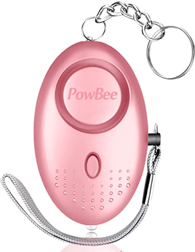 Personal Alarms For Women - Reusable Police Approved 150DB LOUD Security Alarms Keychain with LED Light, Small Personal Safety Alarm for Women Girls Kids and Elderly,Dog Walker,1 PACK Pink