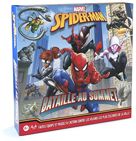 Spider-Man - Battaglia al Vertice - Marvel - Gioco da tavolo cooperativo - Famiglia e bambini - a partire dai 6 anni