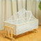 King of Dreams Berceau de bébé en Bois, avec moustiquaire, Teinte pour Matelas 85 x 48 cm