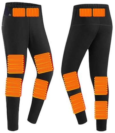 DNJKH Pantalon Chauffant Homme et Femmes, Pantalon Chaud Anti-Froid Vêtement Chauffant Lavable pour Activités de Plein Air Chasse Randonnée