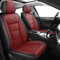 SAHFEE Sitzbezüge Auto Autositzbezüge Universal Set für Mitsubishi ASX ASX 4 L200 Outlander Outlander 2 Outlander 3 Outlander Rosa Auto Zubehör,Schwarz Rot