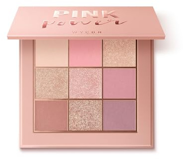 WYCON cosmetics Pink Power Eyeshadow Palette mit 9 Lidschatten in matter und schimmernder Textur