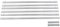 Sliding Gate Rack 6x1m Rail Sliding Gate Rack Rail Racks Toothed Rack Gear Rail Track for Electric Sliding Gate Opener