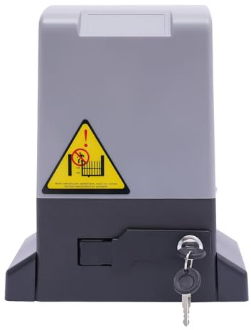 1800KG Elektrischer Schiebetorantrieb, Elektrischer Schiebetorantrieb, Automatischer Türöffner, Elektrisches Schiebetor, Terrassen-Garagentorantrieb mit 2 Fernbedienungen.