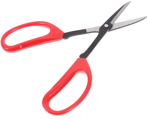 HOMSFOU Forbici da Potatura per Fiori e Rami, Attrezzo da Giardino Manico Antiscivolo Ergonomico, Forbici da Rifinitura Multifunzionali per Giardinaggio e Potatura Alberi Colore Casuale
