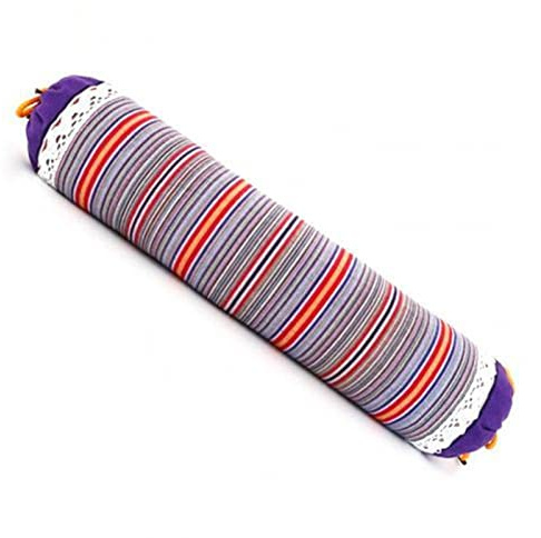 KKXXYQFC Gammal grov tyg kudde Bovete Rund Leaf Reparation Cylindrical Neck Candy
