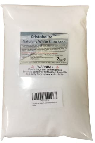 Trustleaf 2kg Bag of Decorative White Silica Sand - Art and Crafts, Aquariums