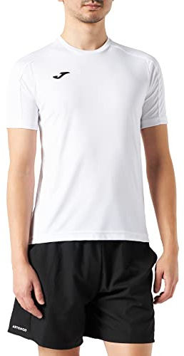 Joma Academy T-Shirt à Manches Courtes pour Enfant, Fille, T-Shirt à Manches Courtes., 101656.200, Blanc, XXS