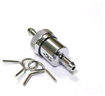 ItalyRacing Universal Benzinfilter Kraftstofffilter 8,00 mm für KAWASAKI In-Line