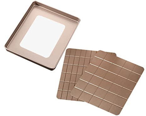 Housoutil Nougat Mold Baking Pan Set for Nougat Candy Making Tools Professional Cooling Tray