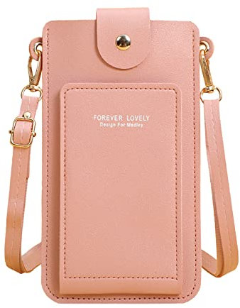 GBEN Klein Handy Umhängetasche Damen Handytasche zum Umhängen Frau Ketten Schultertasche Sportlich Crossbody Bag mit Kartenschlitz Verstellbar Abnehmbar für Arbeit Büro Reise Einkauf