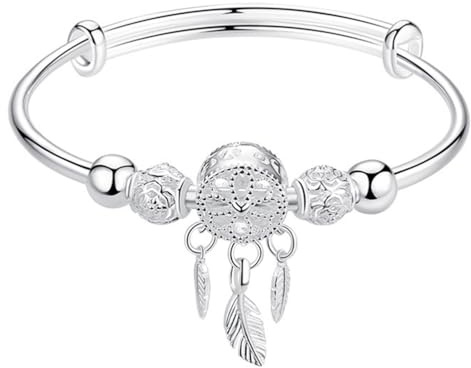 Pulsera de atrapasueños expandible a granel, pulsera de alambre en, rafaeliana, expandible, ajustable de alambre a granel, s a, cobre plateado,