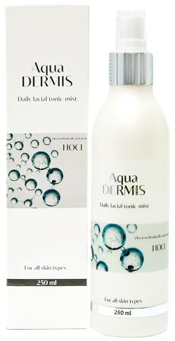 AquaDERMIS Spray Face Mist 250 ml - Tónico hidratante para rostro y piel/para pieles sensibles/controla acné, rosácea, irritación, rojeces/ayuda a la cicatrización/con ácido hipocloroso