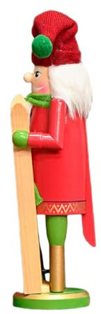 ANMITI 30CM Natale Nut Cracker Pupazzo di neve Slitta Figurine Per La Decorazione di Festa E Dare Festival