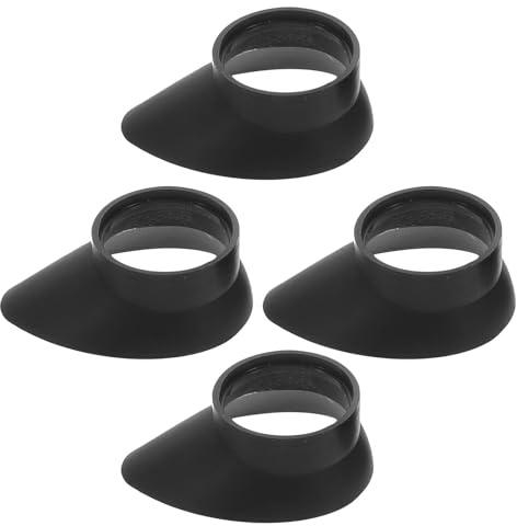 MAGICLULU 4pezzi Coperture in Gomma per Oculari di Binocolo Telescopio e Microscopio con Blocco della Luce e Protezione da Urti Adatto per Oculari
