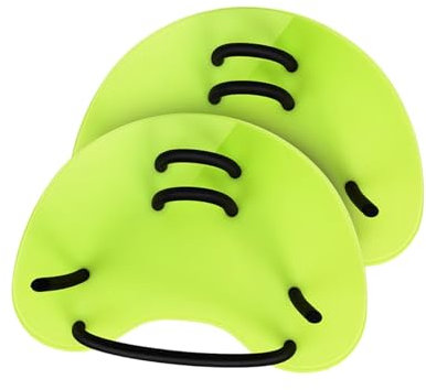 Harilla Handpaddel zum Schwimmen, Trainingshandschuhe, Schwimmausrüstung für Männer, Frauen, Jungen, Mädchen, Schwimmer, Anfänger, Wasserfitness , Grün