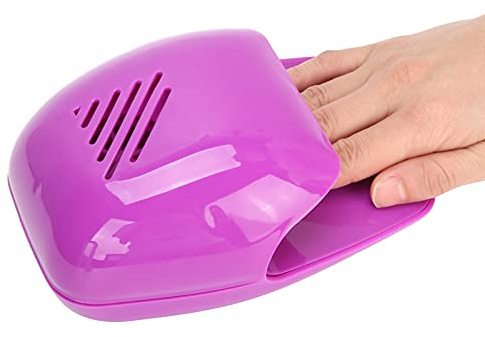 Nageltrockner für Kinder, Batteriebetriebener Mini Nagelventilator für Normalen Nagellack, Tragbarer Nageltrockner für Normalen Nagellack, Maniküre Werkzeug, Nagelkunst, (PURPLE)