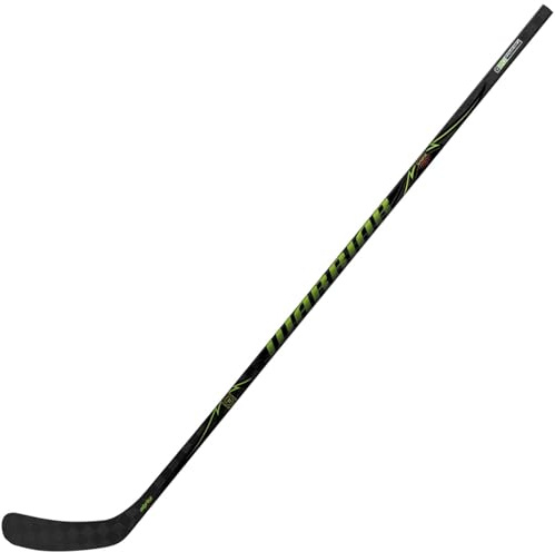 Warrior Eishockeyschläger Alpha Deluxe Senior (Schwarz, 60, Flex 75, Biegung 28, Links)