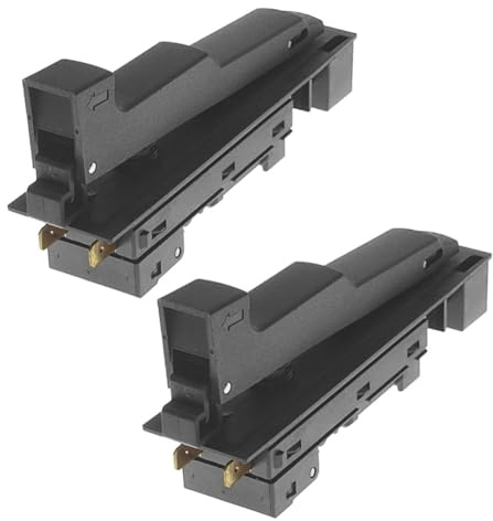LVYXON omkopplingsknapp för Bosch vinkelslipar GWS 18U 18-180 20-180 18-230 20-230 24-300 modeller 2-pack ersättningsdel