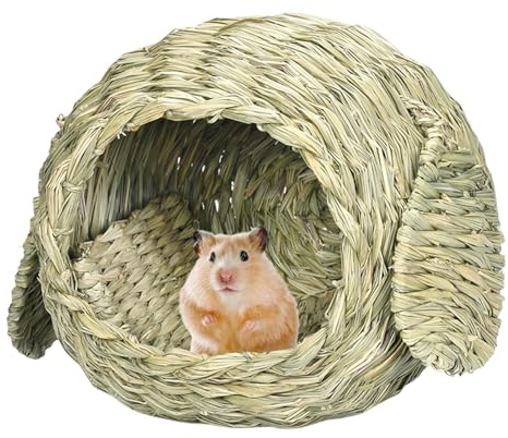 Iouyjiu Casa de césped, escondite natural para animales: escondite de