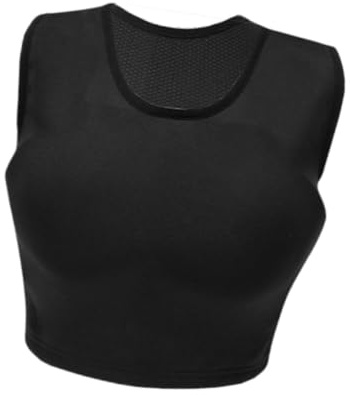 Milageto Protector de Pecho para Karate Chaleco de Protección Deportiva para Mujeres Accesorio Ergonómico Ligero y Transpirable Equipo de Ejercicio Funcional, L