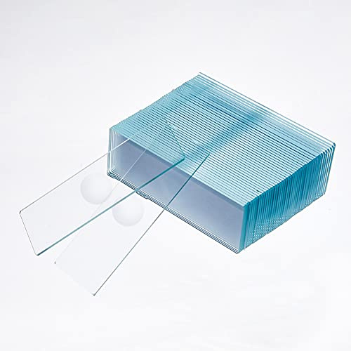 SUPERFINDINGS 75Uds Portaobjetos Microscopio Una Sola Depresión 76x25mm Portaobjetos Cóncavo Individual Vidrio Cubreobjetos Rectangulares Prelimpiados Suministros Laboratorio
