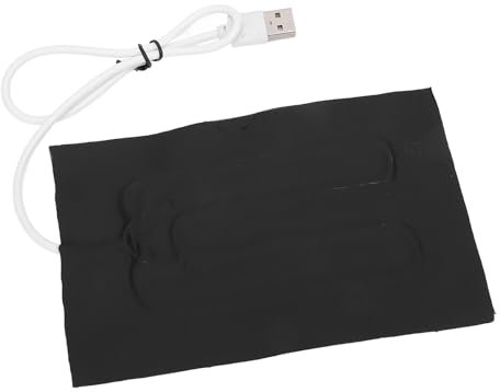 USB Heated Cloth Pad, 15.4 x 10 cm, 5V 1A 5W, Fast Heat Up, for Hand Warmer, Scarf, Coaster, Pet Mat