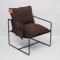 Albatros Designer Vintage Sessel Breston, hochwertiger Stoff Bezug in Braun, Relaxsessel Loungesessel für Wohnzimmer, Schlafzimmer oder als Fernsehsessel