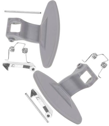 BUGUUYO 2 Juegos Accesorios para Puerta de Lavadora Compatible con Lg Kit de Manija y Cierre de Puerta de Instalación y Reemplazo Sin Herramientas