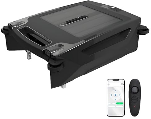 SgyGlyn Limpiador de Piscinas robótico automático con energía Solar, Limpieza 24/7, Dos Modos de Carga, Inteligente para Evitar obstáculos, para la mayoría de Piscinas