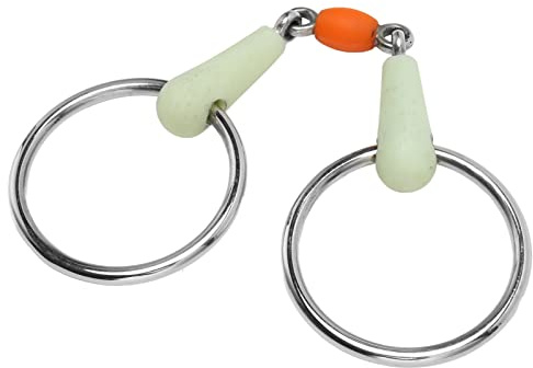 Phefop Broca para Boca de Caballo, Broca de Filete con Sabor a Manzana de Caucho de Acero Inoxidable con Superficie Lisa para Entrenar Equipos Ecuestres