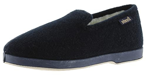 victoria Zapatillas de casa Wamba Copete & Interior Borreguito & Suela Al Tono 200250 para Mujer Marino 38