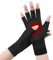 ACWOO Kupfer Arthritis Handschuhe, Kompressionshandschuhe Herren Damen für Rheumatoide & Osteoarthritis, Copper Arthrose Handschuhe Fingerlose Handschuhe für Schmerzlinderung (L)