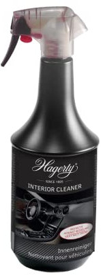 Hagerty Interior Cleaner - Auto-Innenraum-Reiniger für alle Oberflächen - Innenraum-Autopflege bei Allen Verschmutzungen für seidig-matten Glanz - Cockpitspray & Polsterreiniger - 1 Liter
