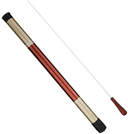 Conducting Baton with Baton Case, 15inch Long Concert Baton Orchestra Baton Music Conducting Rod with Rosewood Handle for Orchestra Concert Band Music Performance