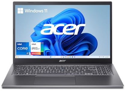 acer Aspire 5 15 Slim Laptop | 15.6 FHD IPS Touch 1920 x 1080 | Intel Core i7-1355U | Intel Iris Xe Graphics | 16GB LPDDR5 | 512GB Gen 4 SSD | Wi-Fi 6E 802.11ax | Backlit Keyboard |