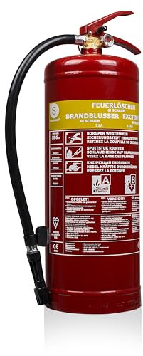 Smartwares Extincteur Mousse - 6 L - pour Feux AB - Adapté pour Bureaux et domiciles - Support Inclus - FEX-15266
