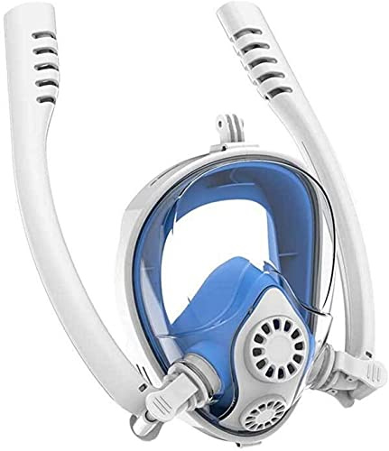 Maschera integrale per lo snorkeling, maschere da sub, maschera da snorkeling, maschera subacquea, antiappannamento, maschera integrale per lo snorkeling, per donne, uomini e bambini, attrezzatura pe