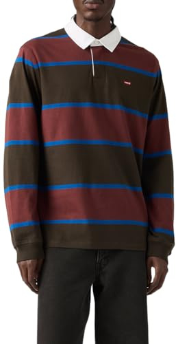 Levi's Men's Classic Long Sleeve Rugby Shirt, (New) Samo Andorra, Medium