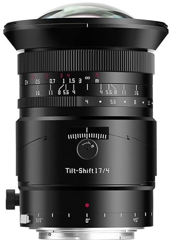 TTARTISAN 17mm F4 ASPH Vollformat Tilt-Shift Objektiv für Nikon, Ultraweites Tilt-Shift mit 104° Sichtfeld, Manueller Fokus, Bildkreis auf Mittelformatebene, Kompatibel mit Nikon Z-Mount-Kameras
