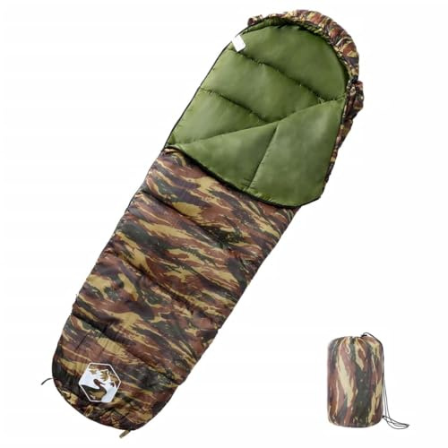 Mangloder mumie-sovsäck för vuxna camping årstider med huva, vattentät polyester, x, lätt, perfekt för vandring vandring utomhus resor, isolerad vid 10–20 ℃
