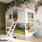 ArtKid Ronja Etagenbett 90x200cm mit Treppe, Hochbett, Holz Kinderbett 90x200 cm für Jungen & Mädchen, Hochbett mit Treppe und Platz für 2 Kinder