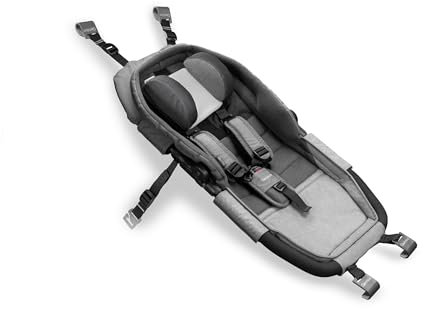 Qeridoo Hamac Plus édition limitée Theraline, Ergonomique, Doux et offrant Un Bon Maintien, idéal pour Les bébés, Compatible avec Les remorques de vélo Qeridoo en Plus du hamac, Aucun Autre Enfant ne