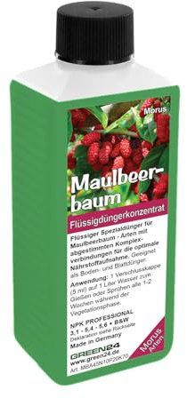 Maulbeerbaum-Dünger – Morus NPK Flüssigdünger für gesunden Wuchs und üppige Ernte 250 ml
