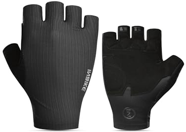 INBIKE Cykelhandskar sommar halvfinger damer sömlös design cykelhandskar för sport löpning cykling