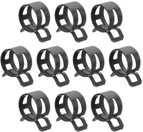 QUARKZMAN 10 Piezas Abrazaderas Muelle Tipo Banda Para Manguera 20mm