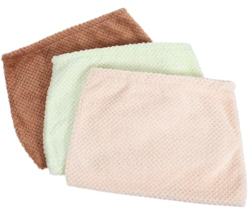 BEBEMOKO 3 Piezas Funda para Escoba Reutilizable y Lavable Paño de Limpieza para Suelos con Cierre Elástico de Fundas para Polvo Trapo de Limpieza y Fácil Mantenimiento Color Aleatorio