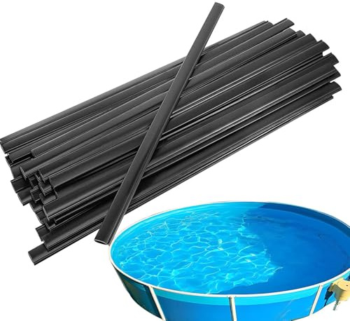 Bandes De Margelle Pour Revêtement De Piscine – Ensemble De Clips De Rechange Noirs Réutilisables, Ajustement Sécurisé, Conception De Verrouillage Durable Des Bords, Accessoire De Piscine Résistant Au
